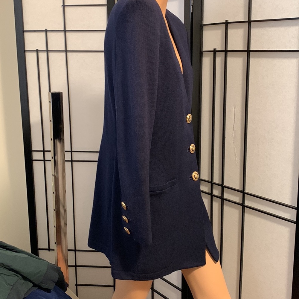 Gorgeous St. John Santana Knit Blazer Jacket 6 like new! - Picture 4 of 6